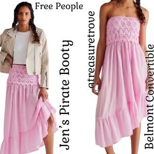 Jen's Pirate Booty Free People Belmont Convertible M Maxi Skirt Strapless Dress